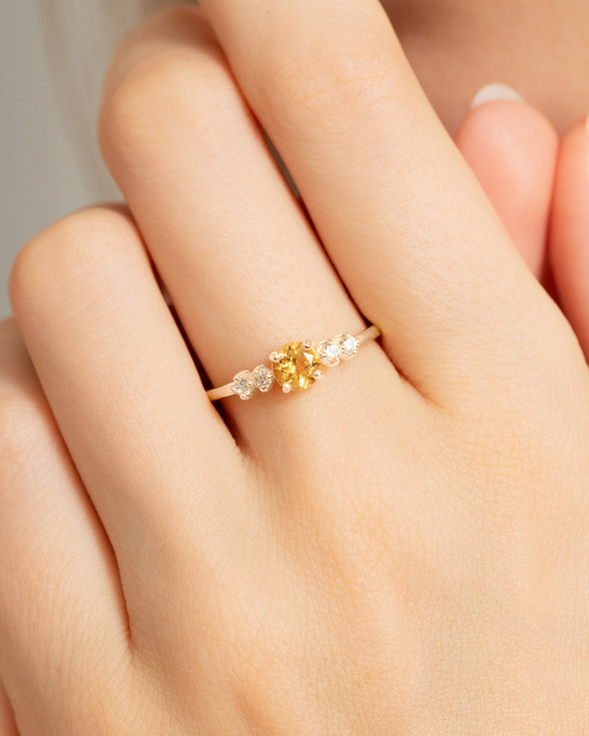 Citrine Everyday Jewellery Gift Set in Sterling Silver