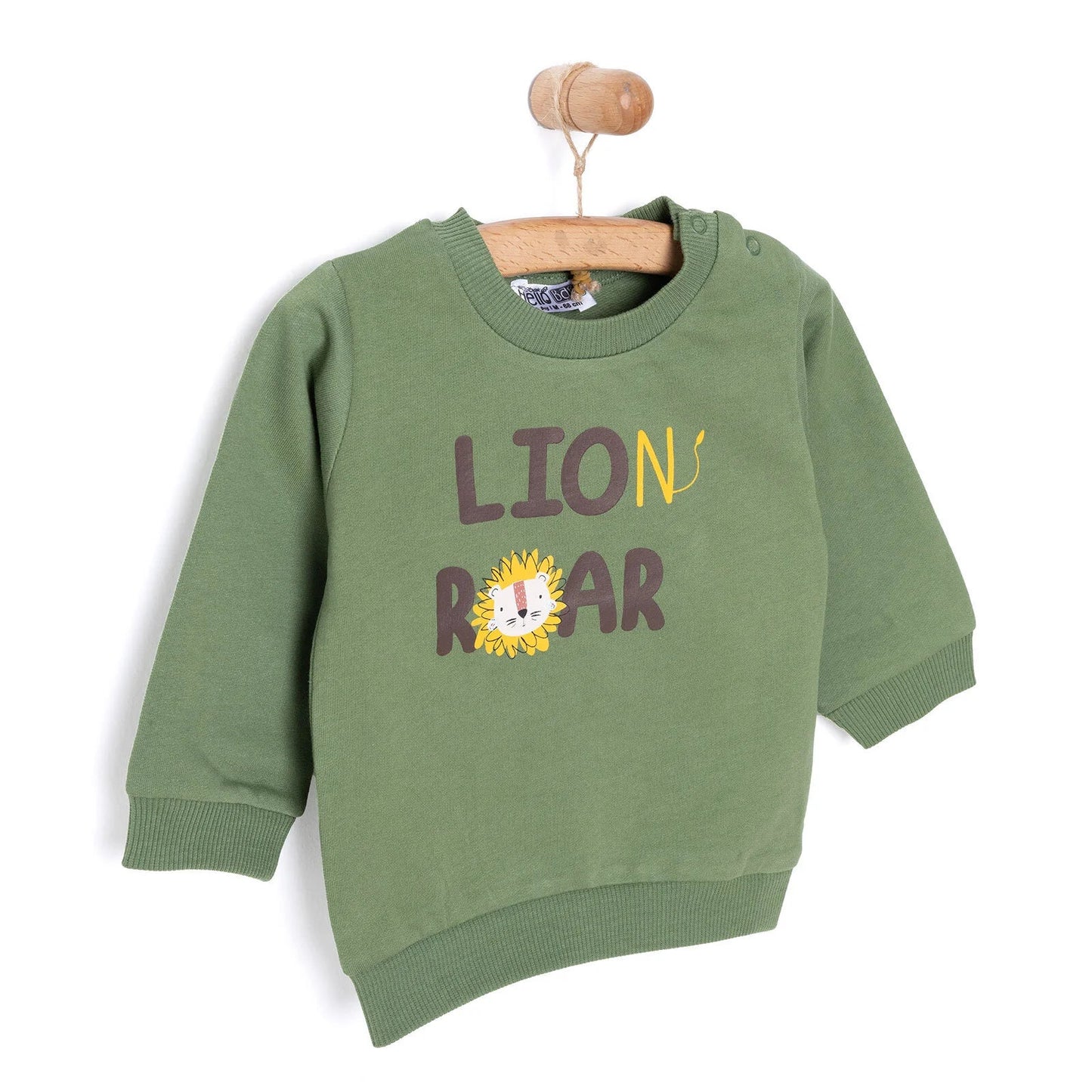 HelloBaby Basic Sweatshirt - Dark Green