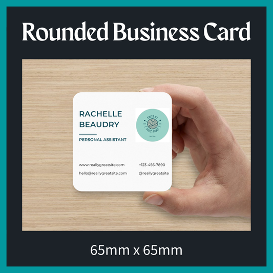 Rounded Square Business Card (Double Sided)