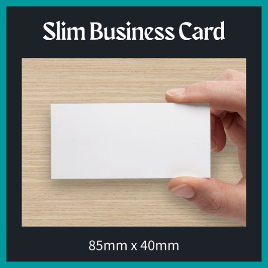 Slim Business Card (Single Sided)