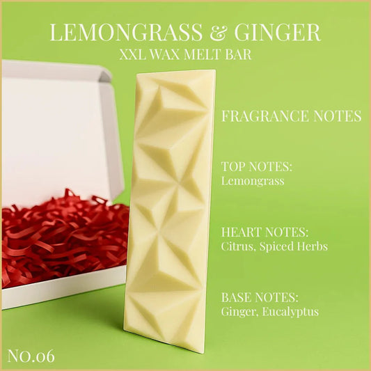 Lemongrass & Ginger - XXL Wax Melt Bar