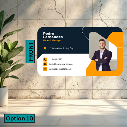 Rounded Business Card (Single Sided)