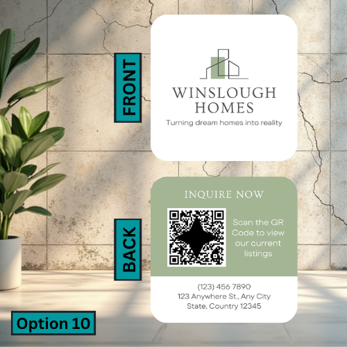 Rounded Square Business Card (Double Sided)