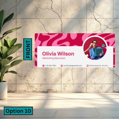 Slim Business Card (Single Sided)