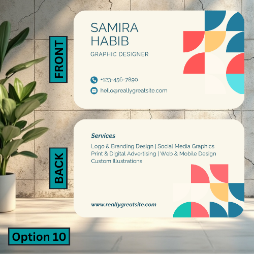 Rounded Business Card (Double Sided)