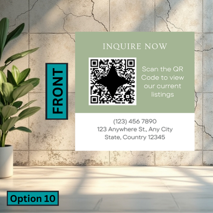 Square Business Card (Single Sided)