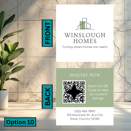 Square Business Card (Double Sided)