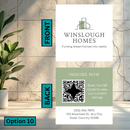 Square Business Card (Double Sided)