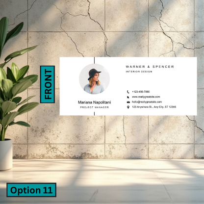 Slim Business Card (Single Sided)