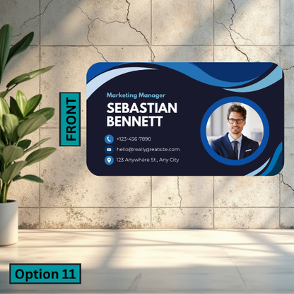 Rounded Business Card (Single Sided)