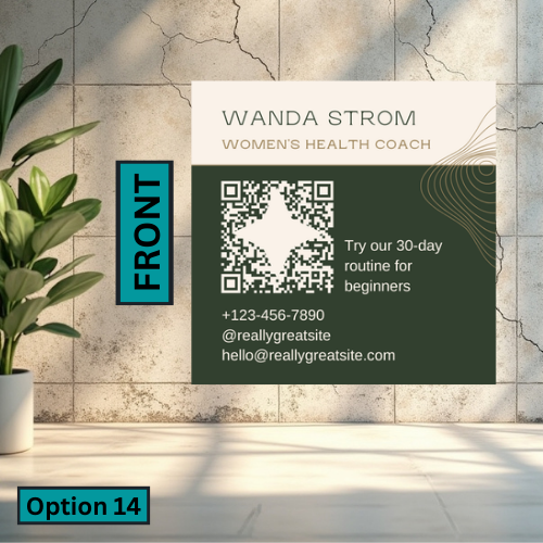 Square Business Card (Single Sided)