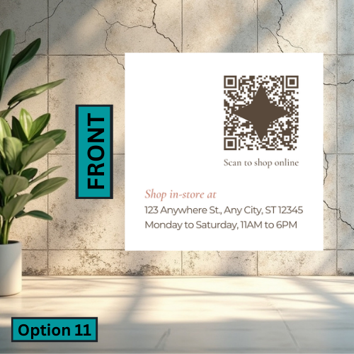 Square Business Card (Single Sided)
