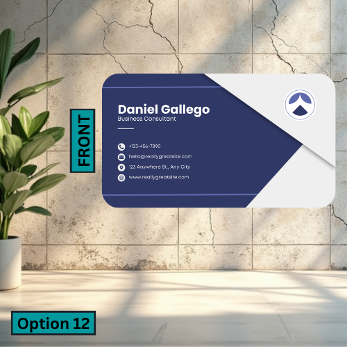 Rounded Business Card (Single Sided)