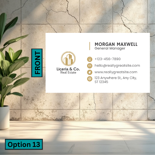 Standard Business Card (Single Sided)