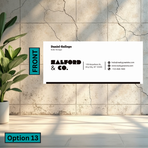 Slim Business Card (Single Sided)