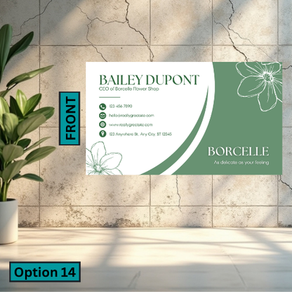 Standard Business Card (Single Sided)