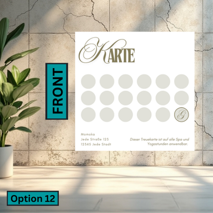 Square Business Card (Single Sided)