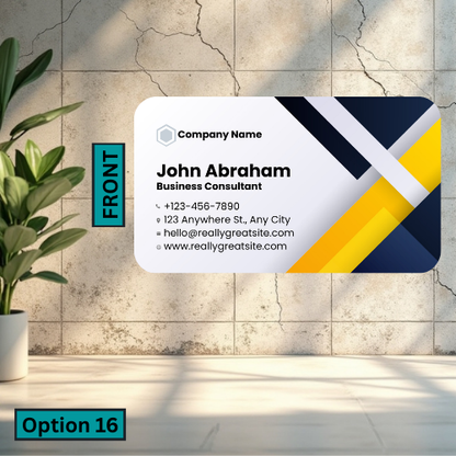 Rounded Business Card (Single Sided)