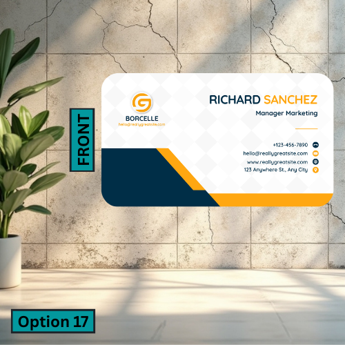 Rounded Business Card (Single Sided)
