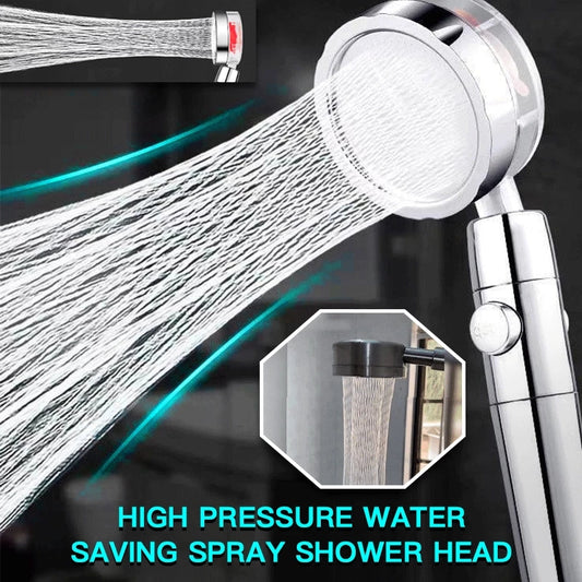 Propeller Driven Shower Head