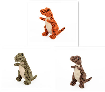 Dinosaur Pet Toy with Squeaker