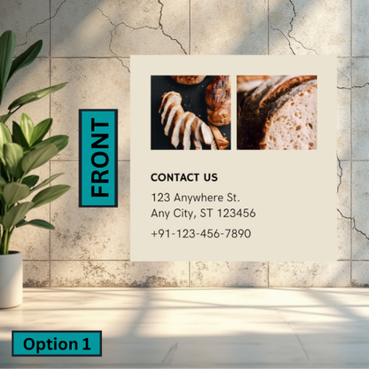 Square Business Card (Single Sided)