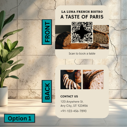 Rounded Square Business Card (Double Sided)