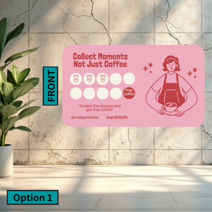 Rounded Business Card (Single Sided)