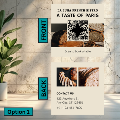 Square Business Card (Double Sided)