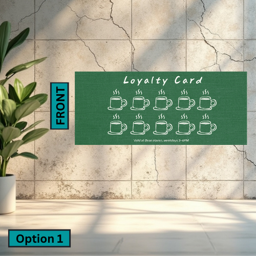 Slim Business Card (Single Sided)