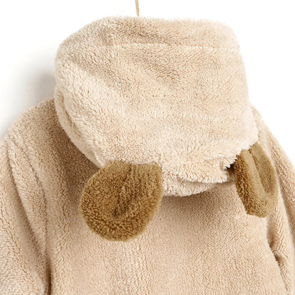 Midimod Newborn Welsoft Jumpsuit - Beige