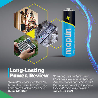 Maplin AA LR6 1.5V Alkaline Batteries