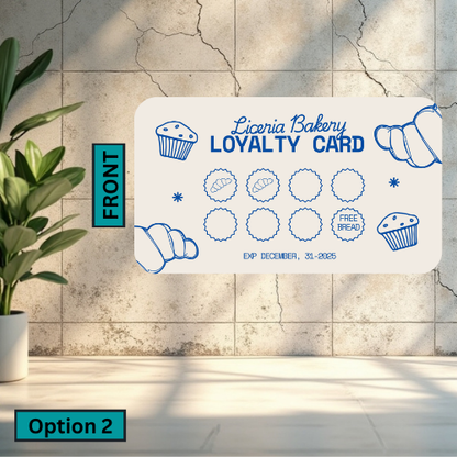 Rounded Business Card (Single Sided)