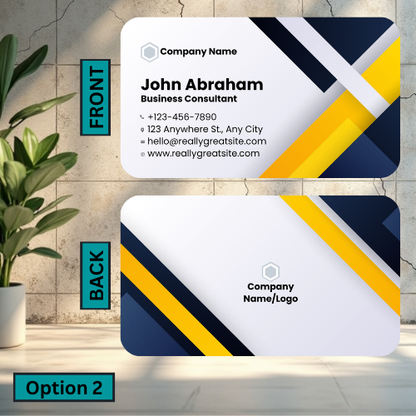 Rounded Business Card (Double Sided)