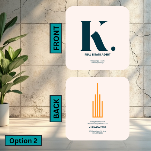 Rounded Square Business Card (Double Sided)