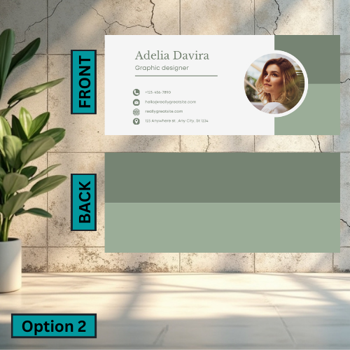 Slim Business Card (Double Sided)