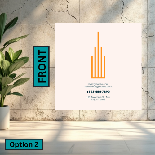 Square Business Card (Single Sided)