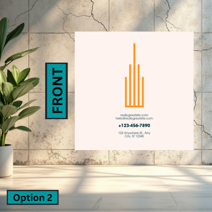 Square Business Card (Single Sided)
