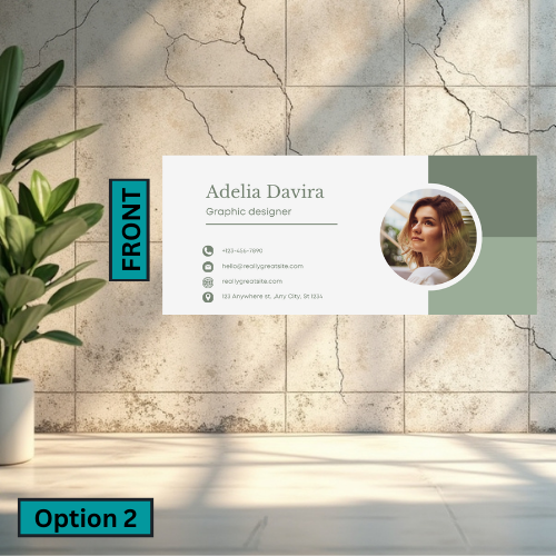 Slim Business Card (Single Sided)