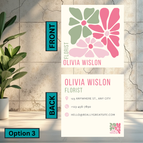 Square Business Card (Double Sided)