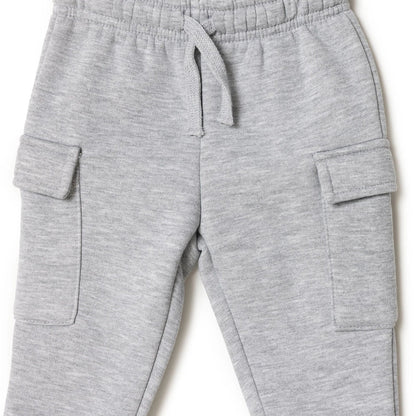 HelloBaby Basic Baby Boy Leggings - Grey Melange