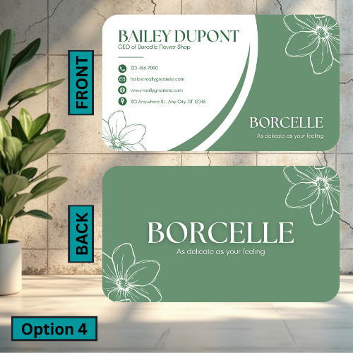 Rounded Business Card (Double Sided)