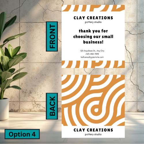 Square Business Card (Double Sided)