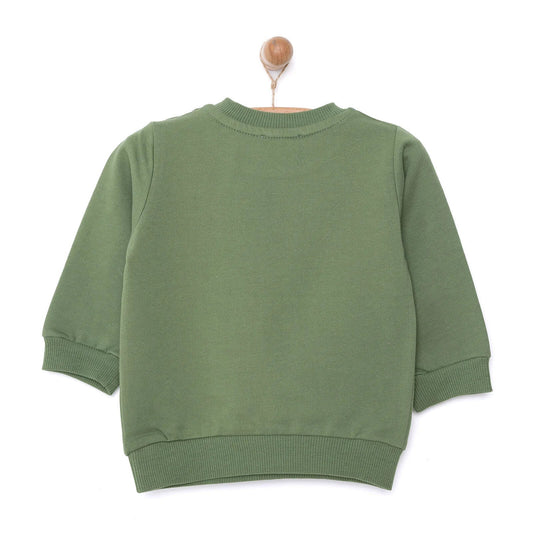 HelloBaby Basic Sweatshirt - Dark Green