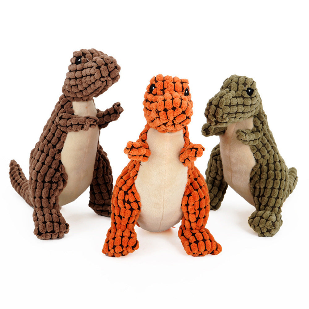 Dinosaur Pet Toy with Squeaker