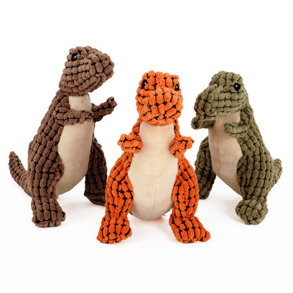 Dinosaur Pet Toy with Squeaker