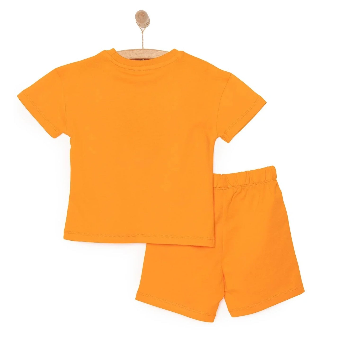 HelloBaby Motto Boy T-shirt Set - Orange