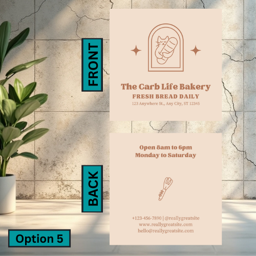 Square Business Card (Double Sided)
