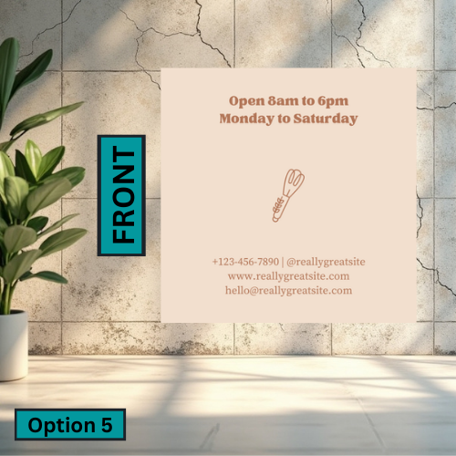 Square Business Card (Single Sided)