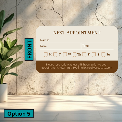 Rounded Business Card (Single Sided)